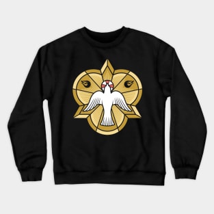 The image of a dove - a symbol of the Holy Spirit of God Crewneck Sweatshirt